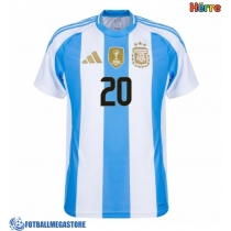Fotballdrakt Herre Argentina Alexis Mac Allister #20 Hjemmedrakt Copa America 2024 Kortermet